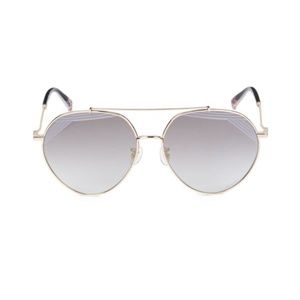 MISSONI 60MM Aviator Sunglasses Grey W/Case